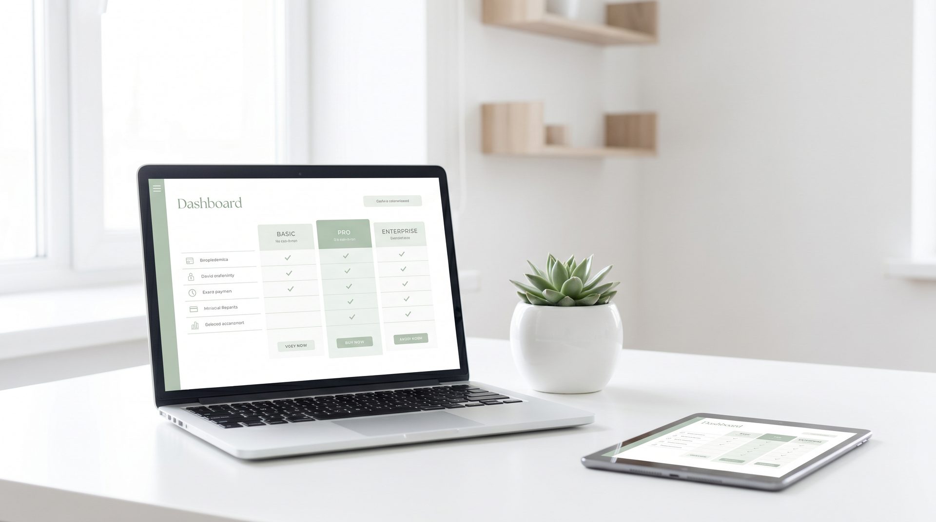 Comparison table of cost and support for building a website in Lisbon